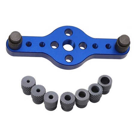 2-10mm itseään keskittävä tappi Jig-sarjalle puun reikien paikantimelle musta