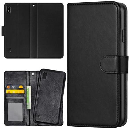 Samsung Galaxy A10 - Lommebok Deksel Svart Black