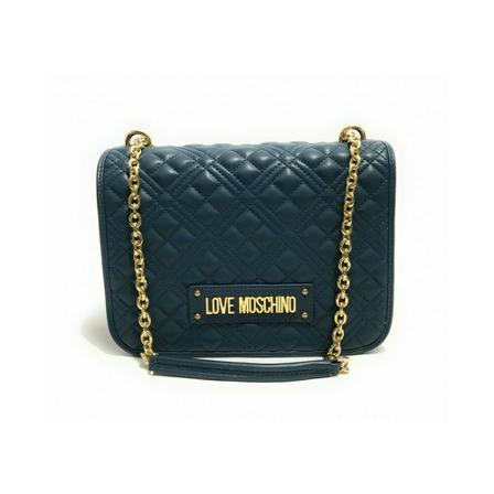 Moschino, Shoulder Bag Niebieski, Kobieta, Rozmiar: ONE Size