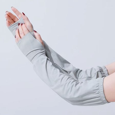 Ice Silk Sleeves Lösa Armärmar GRÅ