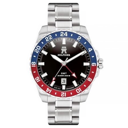 Tommy Hilfiger TH85 GMT 1792131 pour hommes - Montres bracelet