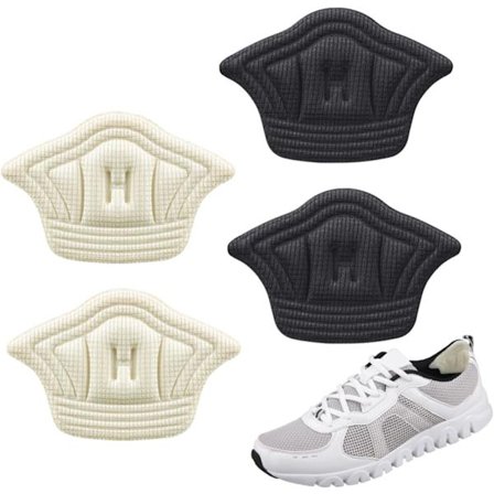 2 par hälkuddar, självhäftande hälkuddar