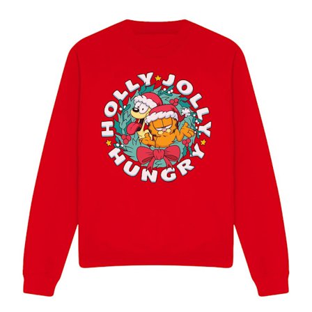 Garfield Unisex Vuxen Holly Jolly Hungry Odie Jultröja