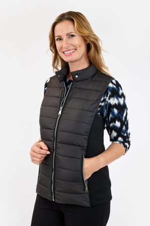 BRANDTEX - Vest - Sort