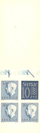 Sverige 1957 - AFA H4 - Frimærkehæfte - Postfrisk