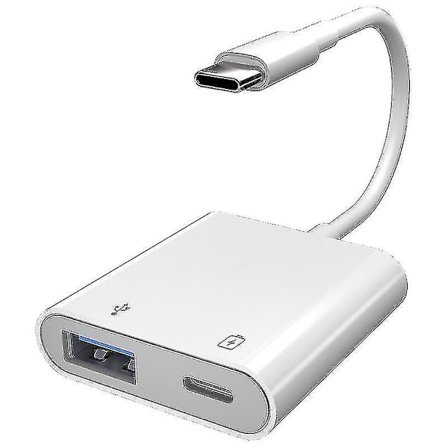 Type C-adapter med USB C OTG 2 i 1 for Samsung