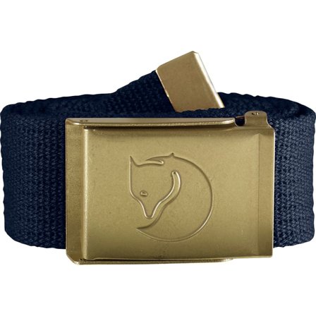 Fjällräven Canvas Brass Belt 4 cm belts Blue OneSize