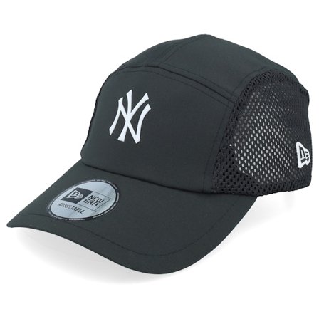 New Era - MLB Black 5panel Czapka Z Daszkiem - New York Yankees Poly Runner Black 5-Panel @ Hatstore