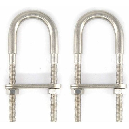 M6x90 304 rostfritt stål U-bultar (2 stycken)