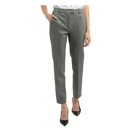 Max Mara, Chinos Grijs, Dames, Maat:L
