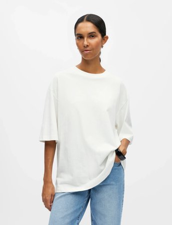 Object Objgima 2/4 Oversize T-Shirt Noos - White - L