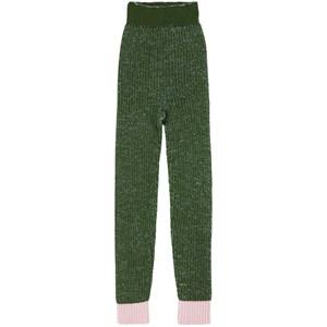 Paade Mode Knitted Seamless Leggings Traveller Green 12 Years - Bottoms - 12 years - Green - Junge