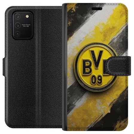 Kompatibel Tegnebogsetui til Samsung Samsung Galaxy S10 Lite Farverigt abstrakt puslespillsmønster, der symboliserer fællesskab, mangfoldighed og kr