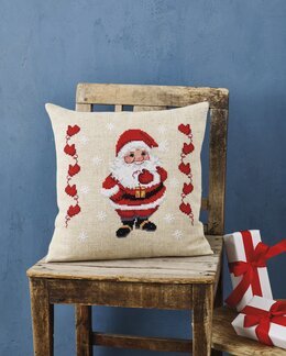 Broderikit Kudde Jultomte