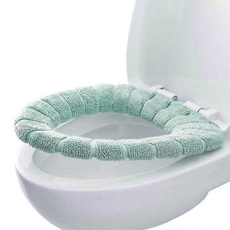 Baderom Toalettsete Dekselpute Plysj Varm Vaskbar Matte (Fww)