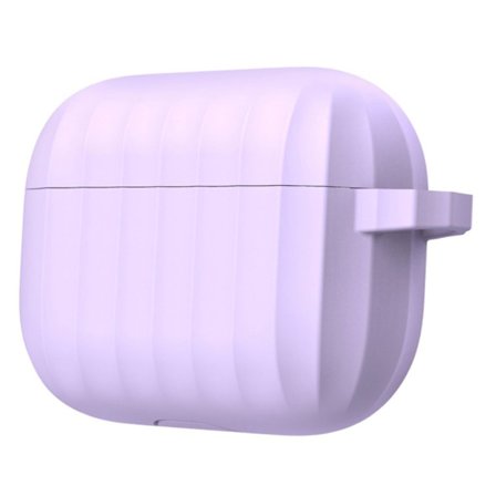 DIROSE AirPods Pro hållbart silikonfodral - Lila