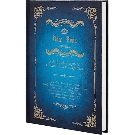 Innbinding Linjert Journal Notatbok, A5 Klassisk Vintage Skriving Rulet Magisk Journal, 240 Sider Papir For Skole, Kontor, Hjem, 8.1" X 5.5" (blå)