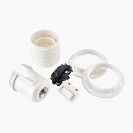 Biltema - Lampeholder E27 bryter