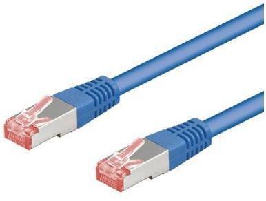 Goobay CAT 6 SFTP, PiMF 1m Patchkabel Blå