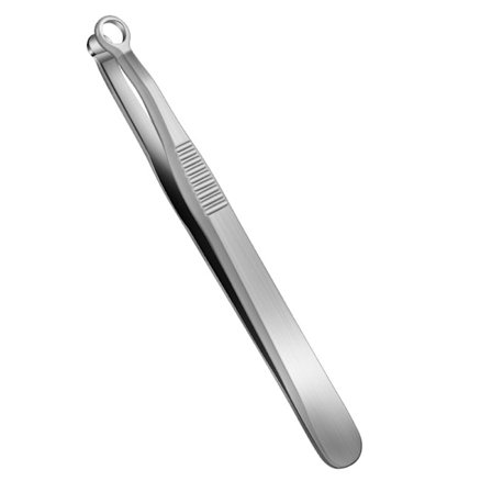 Manuell näshårstrimmer i rostfritt stål