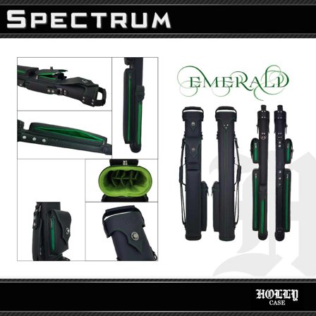 Cue Case Holly Spectrum [ 3X5 Emerald]