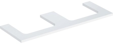 Geberit ONE 505.286.00.1 Bänkskiva 135 cm Vit, blank, Badrum