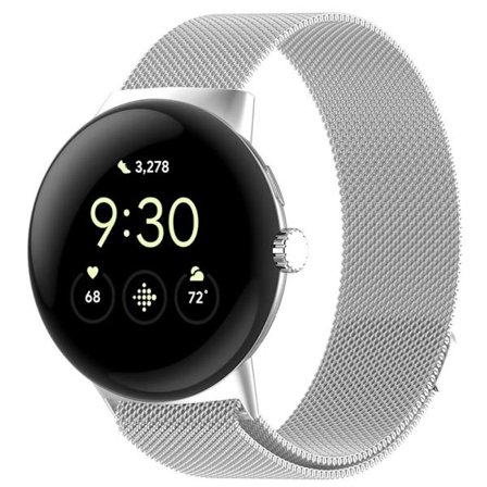 Milanese Loop Armband Google Pixel Watch 2 Silver