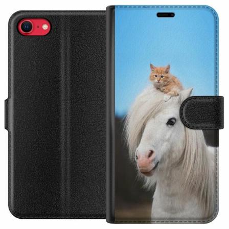 Apple Iphone 8 Plånboksfodral Häst & Katt