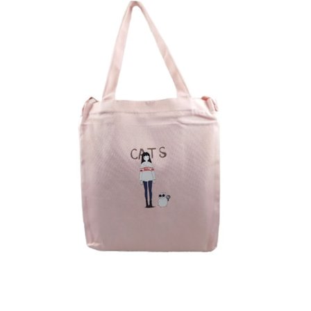 Canvas Bag Shoulder Strap - Cat