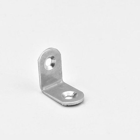 20 st L-formade hörnbeslag i rostfritt stål, rät vinkel fäste (25*25mm)