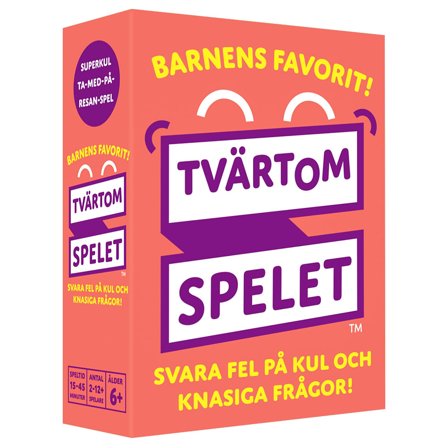 Tvärtomspelet Resespel Spil