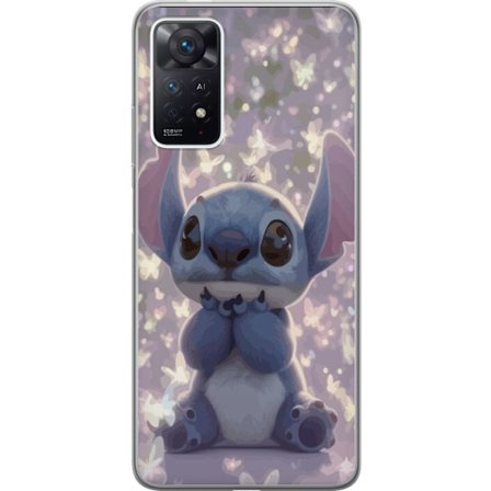 Kompatibelt Mobilskal till Xiaomi Redmi Note 11 Pro Stitch söt kawaii fjärilar ljus magisk Disney