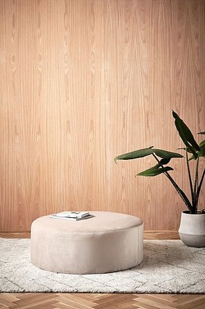 Jotex - Puf Do Siedzenia, ø 90 Cm Jasny beż - SHANGHAI - Kup Pufy do siedzenia firmy Jotex