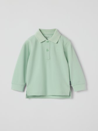 Langermet pologenser - 80 - barneklær - green - Polarn O. Pyret