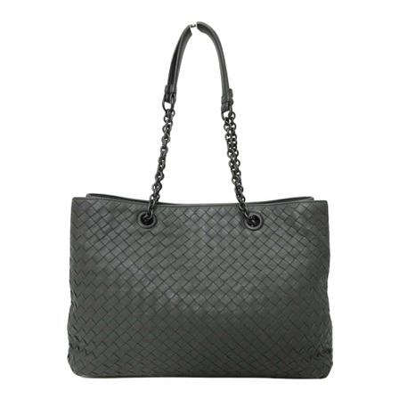 Bottega Veneta Vintage Pre-owned Tote Tass , Grijs , Dames , Maat: ONE Size Vintage Tassen