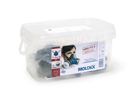 Moldex Readypack 7432 Halvmaske komplett med halvmask og filter, Ånderettsvern