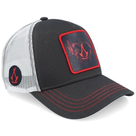 Capslab - Svart trucker Keps - Assassin ́s Creed Black/Red A-Frame Trucker @ Hatstore