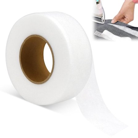 Strygebånd til tøj 40 mm x 64 m, strygebånd til buksekanter, nem kant uden syning, strygebånd