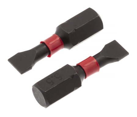 PELA 507810 Bits SL, 25 mm, 2-pakk 0,8x5,5x25 mm, Maskintilbehør & forbruk