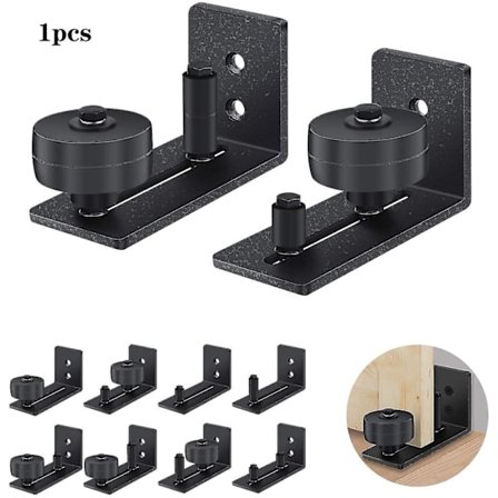 Liukuovirekisterin juoksuraili, lattiaopastin liukuoville, säädettävä lattiarullatyöntö