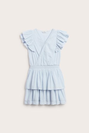 Kappahl | Volangklänning Blå 146 | Blå