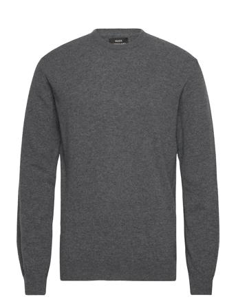 Eco Wool Karsten Knit Tops Knitwear Round Necks Grey Mads Nørgaard