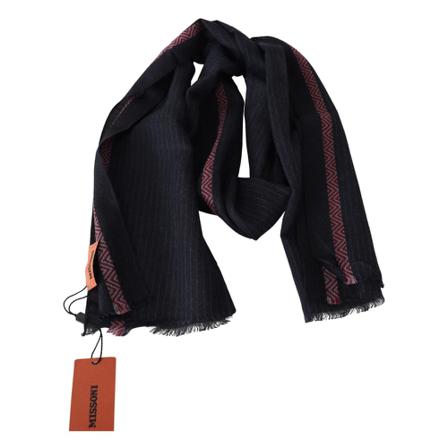 Missoni Scarf , Zwart , Heren , Maat: ONE Size Sjaals