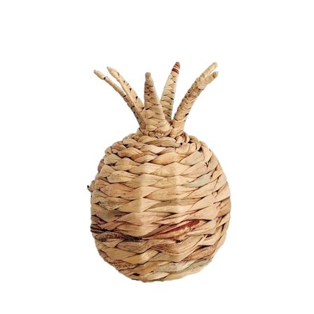 Søgræs Ananas Dekor, 15x15x25cm, Naturlig Finish