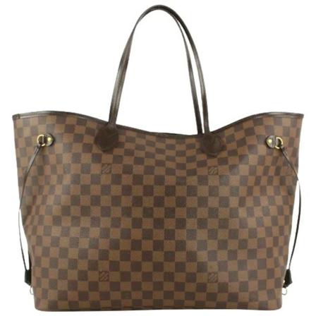 Louis Vuitton Vintage Pre-owned Canvas louis-vuitton-Tass , Bruin , Dames , Maat: ONE Size Vintage Tassen