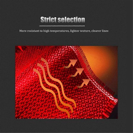 5 kpl Punainen hiilikuitu vaihdekepin suojus koristelista C-sarjaan W204 2007-2013