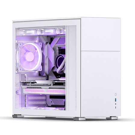 Jonsbo D41 ATX Gehäuse, Tempered Glass - weiß