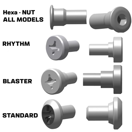 Salomon - Reservedele til snowboardbindinger Bindinger til snowboard Hiback & Strap Hardware From22