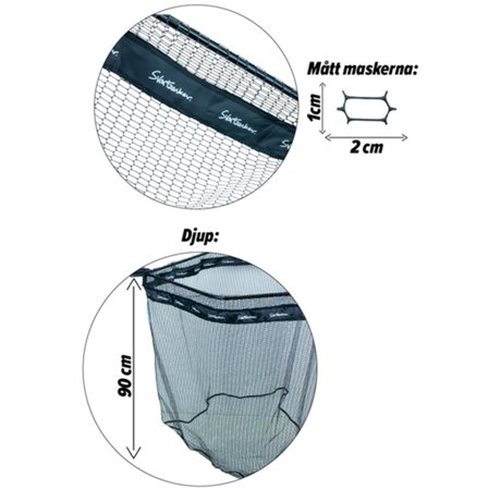 SvartZonker Snoken Spare Landing Net 85x80cm