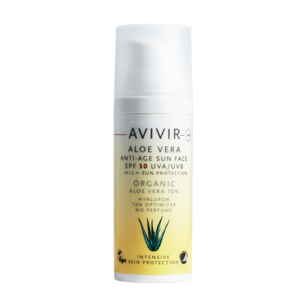 Avivir Aloe Vera Anti Age Sun Face SPF30, 50 ml